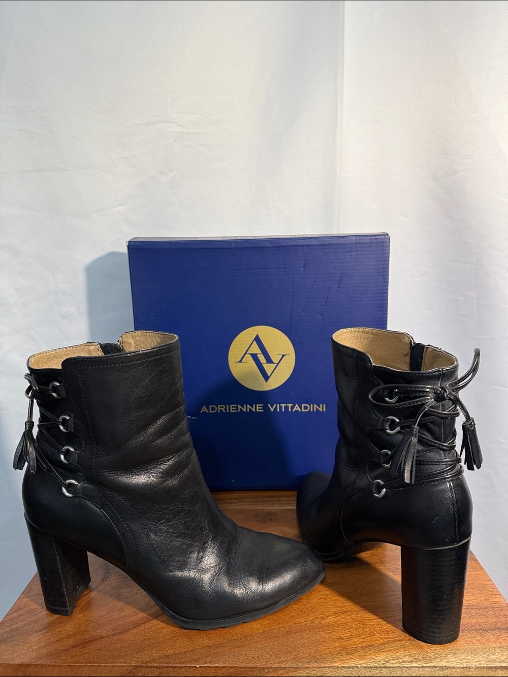 Adrienne Vittadini “AV-TELI” Genuine Leather 3” Heel